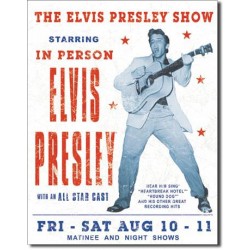 Placa metalica - Elvis Presley Show - 30x40 cm